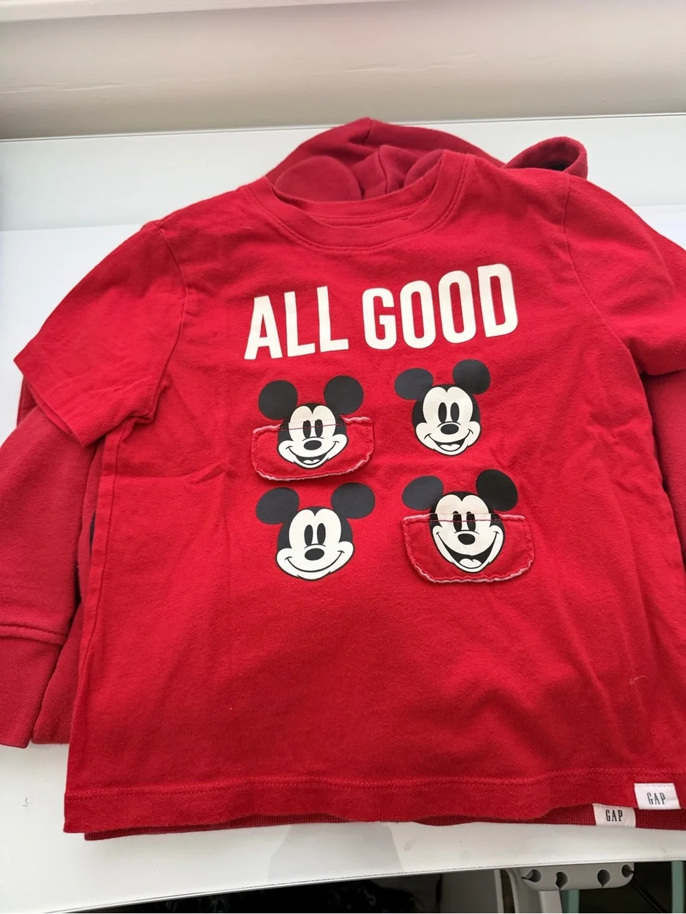 Gap Mickey Mouse sweatsuit and 2 Tops